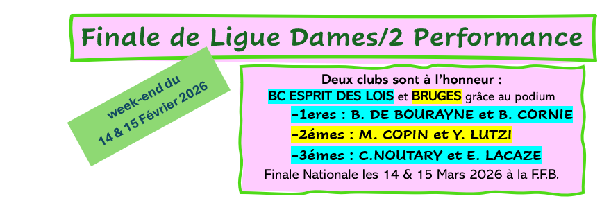 FINALE DE LIGUE DAMES/2 Performance