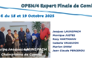 finale de COMITE OPEN/4 Expert