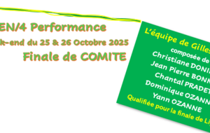finale de comité &quot;OPEN/4 Performance&quot;