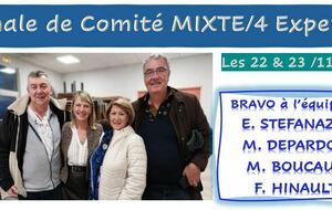 Finale de COMITE MIXTE/4 Expert le week-end du 22 &amp; 23 Novembre 2025
