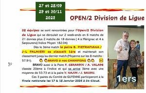 Division de LIGUE OPEN/2