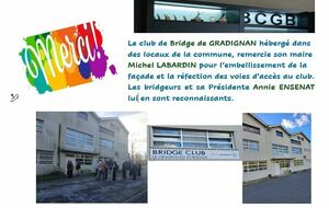 Le club de Gradignan dit Merci