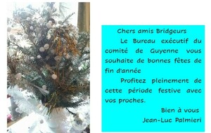 Voeux du Président J-L PALMIERI