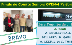 Finale de Comité Séniors O/4 Performance