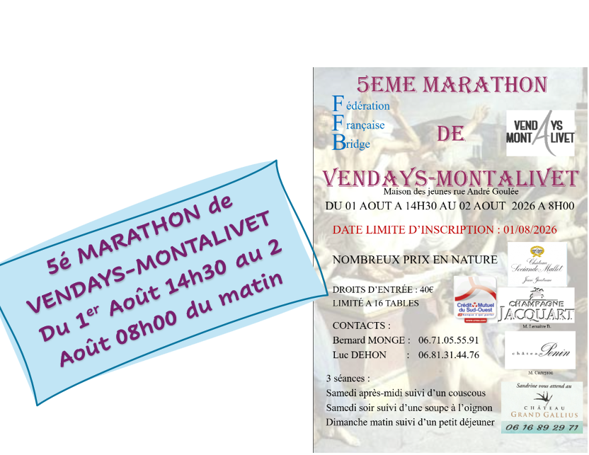 5é Marathon de Vendays-Montalivet du 1er août 14h30 au 2 août 8h du matin