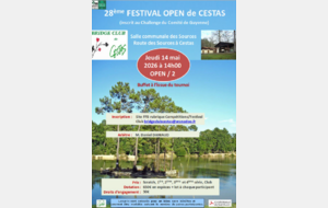 Festival de CESTAS  le jeudi 14 Mai à 14h.