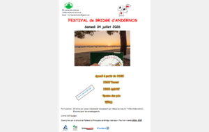 FESTIVAL D'ANDERNOS le samedi 4 JUILLET 2026