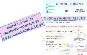 Grand Tournoi de VENDAYS-MONTALIVET le 15 Juillet 14h30
