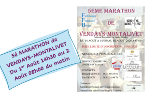 5é Marathon de Vendays-Montalivet du 1er août 14h30 au 2 août 8h du matin