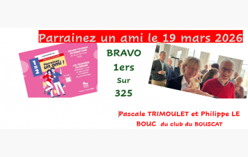 Tournoi de Parrainage du 19 Mars 2026