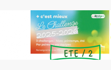 CHALLENGE ETE par 2 ( 2 mai au Pyla et 3 mai au COMITE)