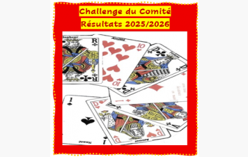 Résultats définitifs du CHALLENGE DU COMITE 2025/2026