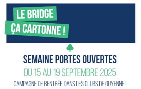 &quot;semaine portes ouvertes&quot; du 15 au 19 Septembre 2025