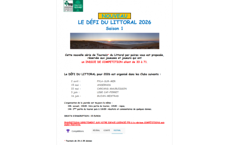 Les Défis du LITTORAL 1ére édition
