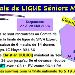 Finale de Ligue SM/4 Expert les 27 & 28 Mai 2026