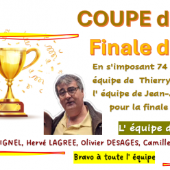 Finale de ZONE de la COUPE de FRANCE le w-e du 30 & 31 Mai 2026