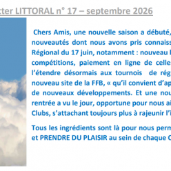 NewsLetter du Littoral sept.2026 par Loïc  VOLLET